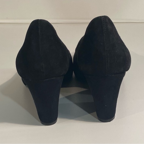 Softt Medina Black Suede Pumps Size 9.5 - Picture 7 of 10